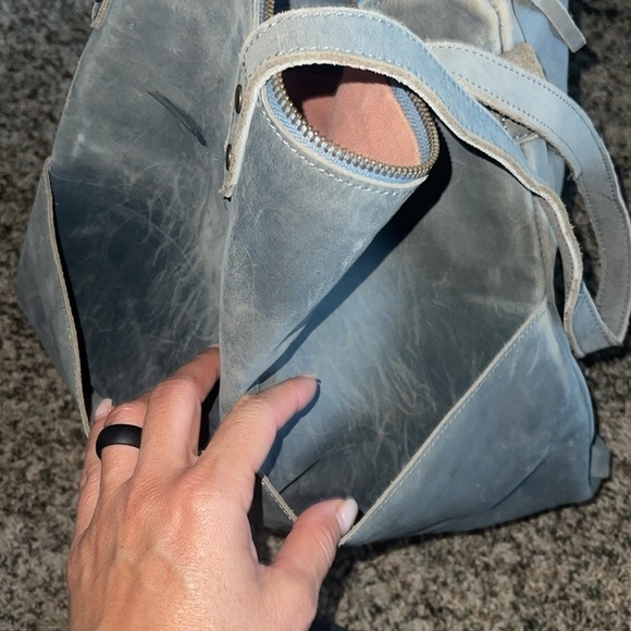 ABLE Selam Magazine Tote - BLUE GRaY - Picture 10 of 16